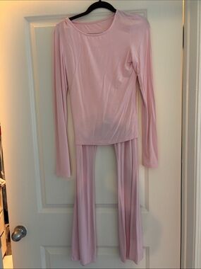 Women’s Pink Long-Sleeve Pajama Set from Amazon